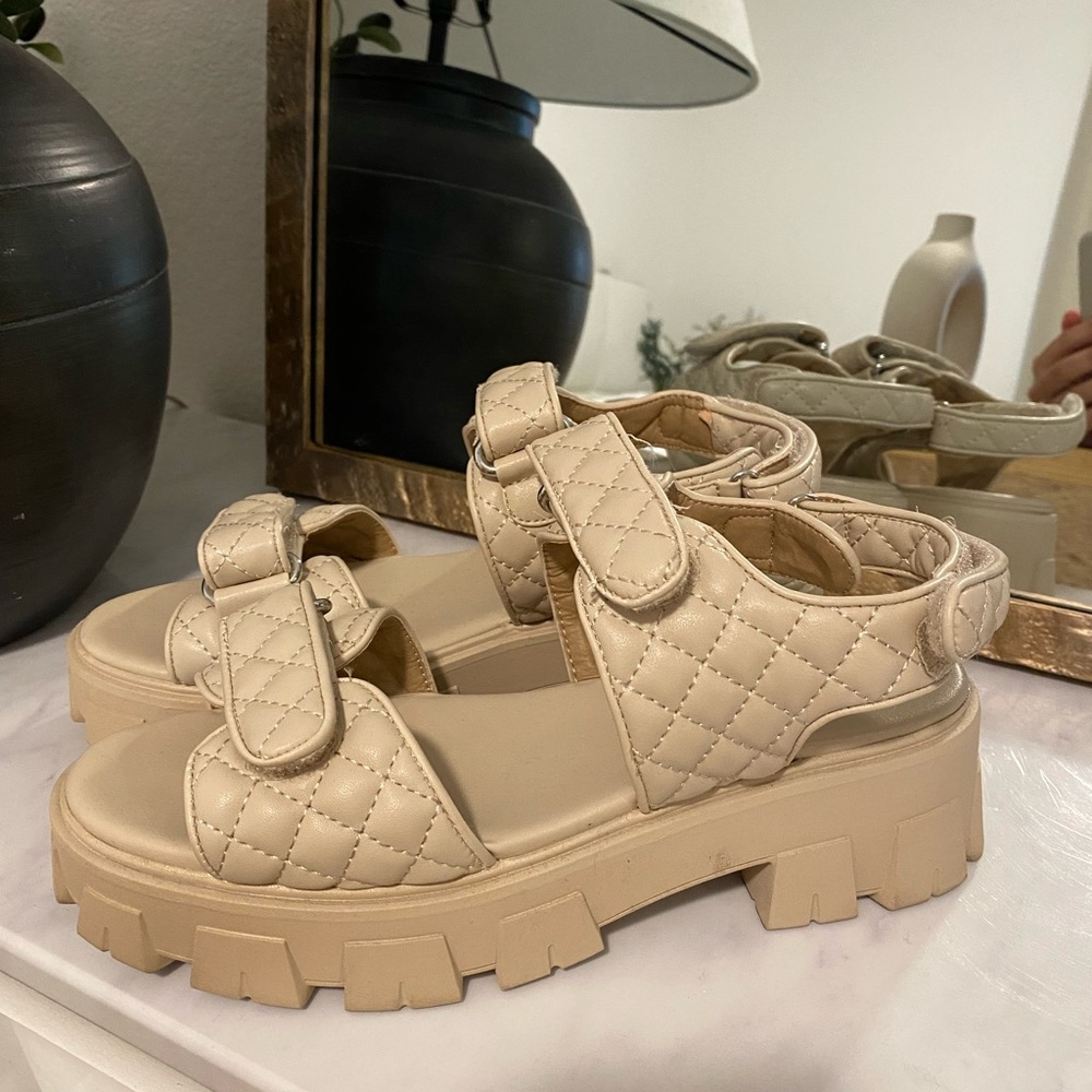 Missguided Neutral summer sandal